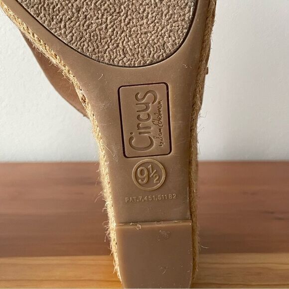 Circus by Sam Edelman Bea Espadrille Beige Wedge Sandals - Size: 9.5 - Picture 5 of 12